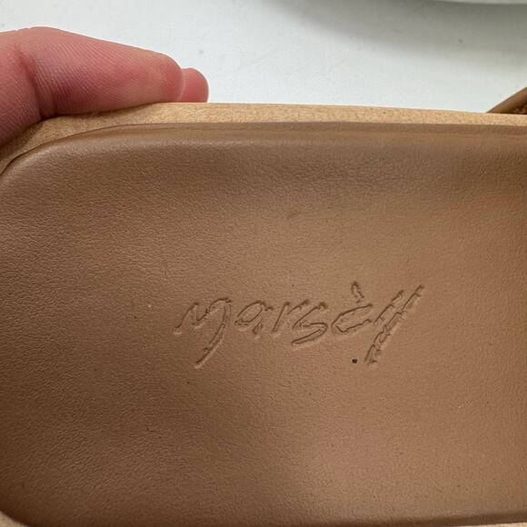 Marsèll Bottone Clogs Hazelnut Leather Size 38 Platform Mules - Picture 11 of 14